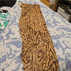❤️10/$30 Nwot Brown Tiger Print Dress
